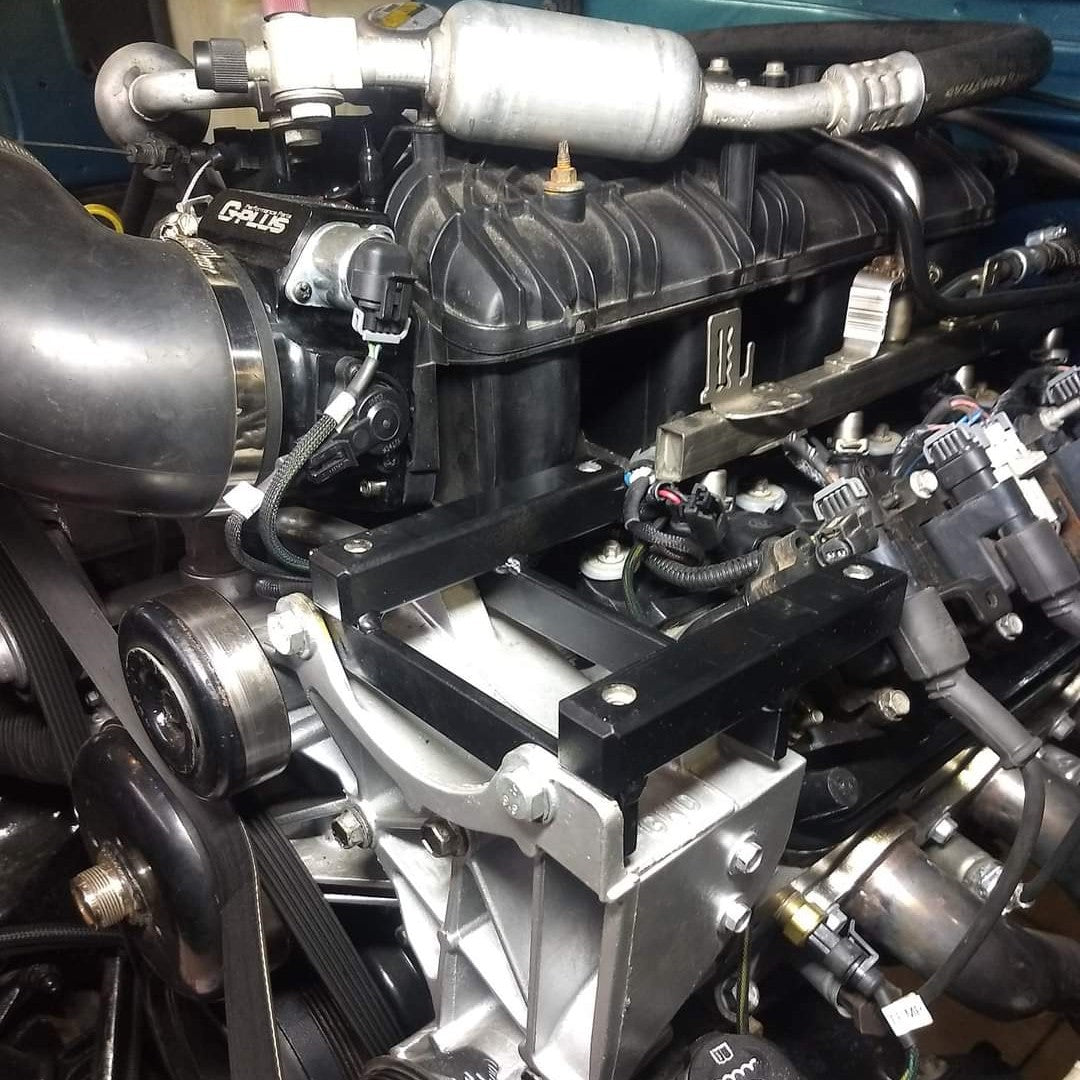 Gmt400 Ls Radiator 1995-1998 GMT400 LS Engine A/C Relocation Bracket – Kloc Fabrication