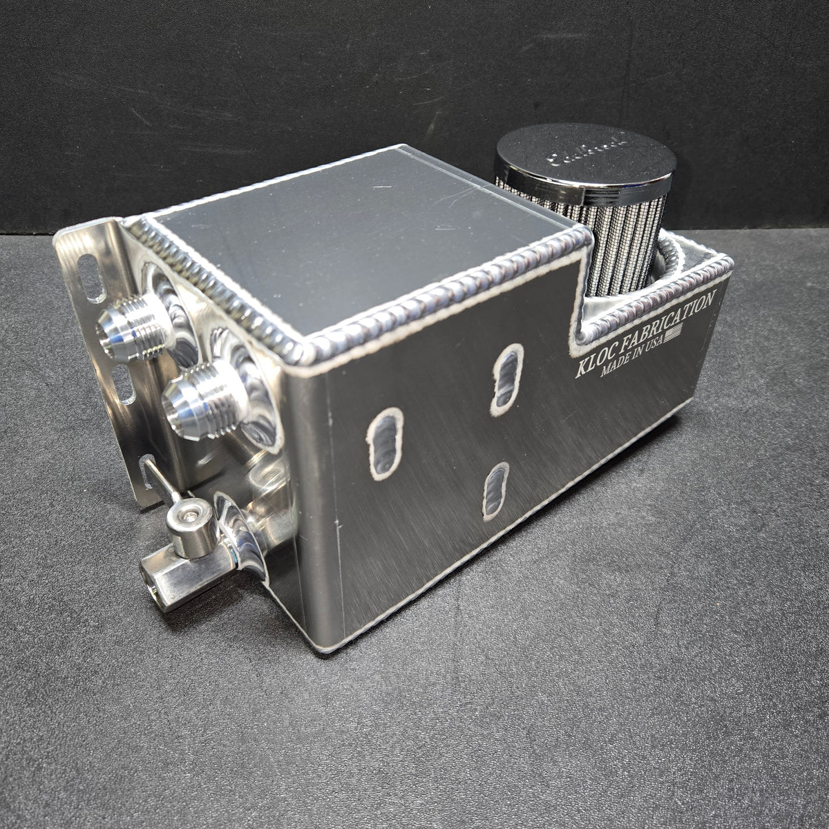 Framerail mounted Crankcase Breather Filter