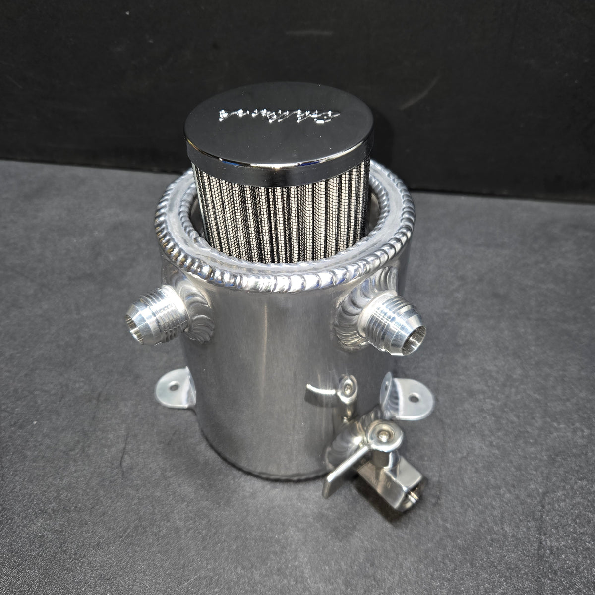 Mustang Crankcase Breather Filter (replaces OEM supercharger coolant tank)
