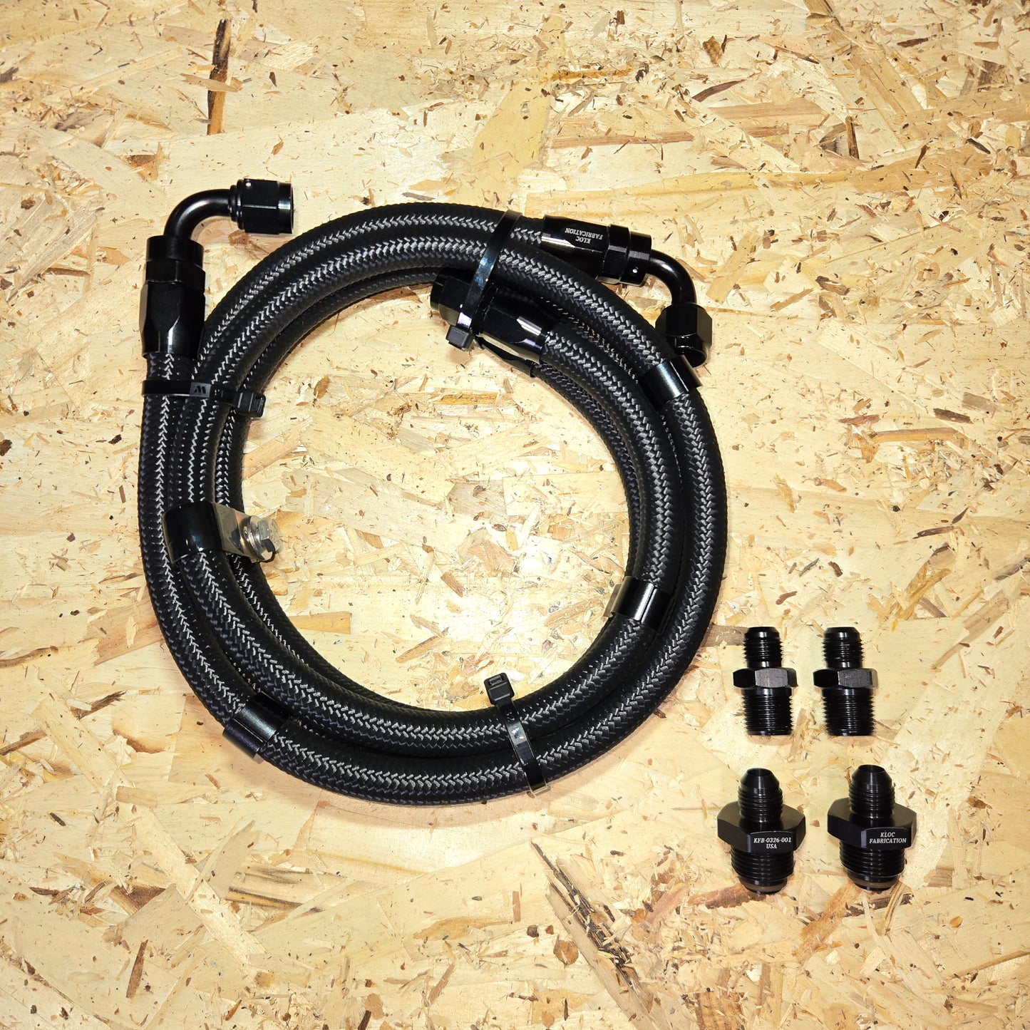 GMT400/5.7L 350 Oil Cooler AN Line Kit