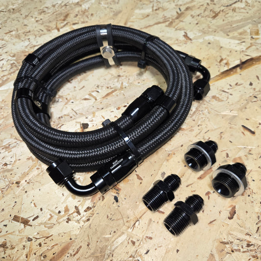 GMT400/5.7L 350 Oil Cooler AN Line Kit