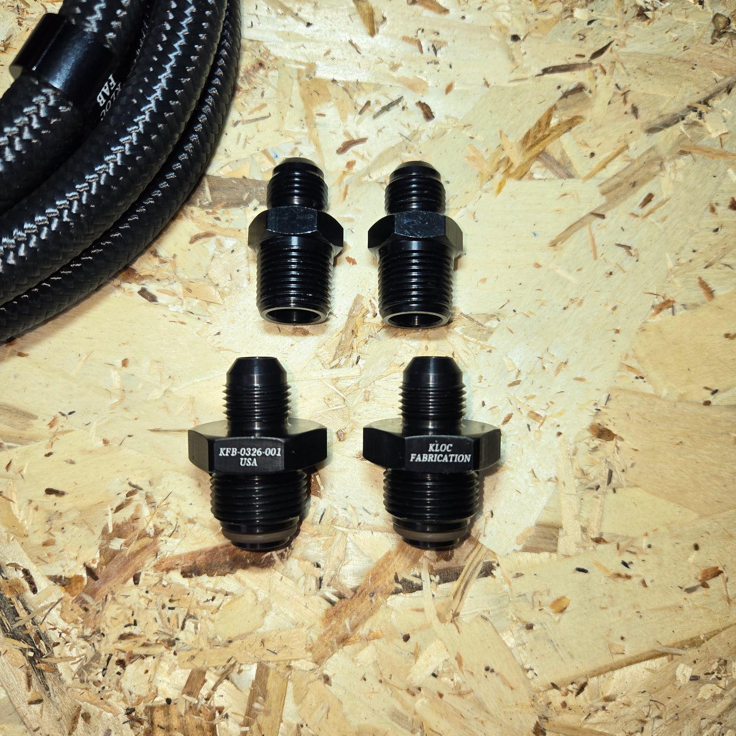 GMT400/5.7L 350 Oil Cooler AN Line Kit
